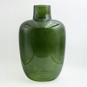 VIDRIO ΒΑΖΟ 25x25x38cm ΓΥΑΛΙ ΠΡΑΣΙΝΟ