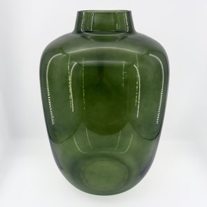 VIDRIO ΒΑΖΟ 34x34x48cm ΓΥΑΛΙ ΠΡΑΣΙΝΟ
