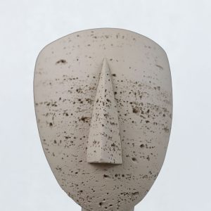 AURA I ΔΙΑΚΟΣΜΗΤΙΚΟ ΠΡΟΣΩΠΟ 19x14x26cm RESIN ΚΑΦΕ ΑΝΟΙΧΤΟ