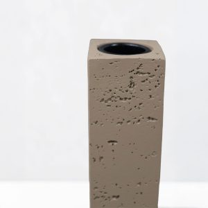 FLUX I ΚΗΡΟΠΗΓΙΟ ΔΙΑΚΟΣΜΗΤΙΚΟ 12x4x16cm RESIN ΚΑΦΕ