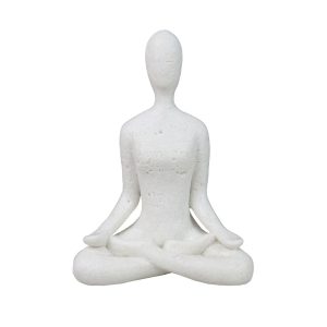 MORPH II ΔΙΑΚΟΣΜΗΤΙΚΟ ΣΩΜΑ 13x7.5x17.5cm RESIN ΑΣΠΡΟ
