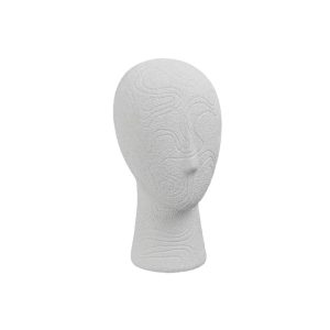 IMPERIAL ΔΙΑΚΟΣΜΗΤΙΚΟ ΠΡΟΣΩΠΟ 12.3x15.5x24.3cm RESIN ΑΣΠΡΟ