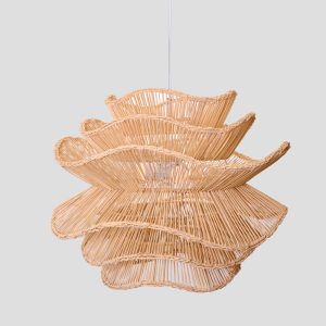 AURORA ΦΩΤΙΣΤΙΚΟ ΟΡΟΦΗΣ 61x47cm RATTAN ΦΥΣΙΚΟ