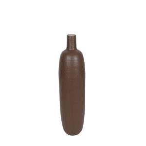 AERIS ΒΑΖΟ 20x77.5cm ΜΕΤΑΛΛΟ ΚΑΦΕ ΣΚΟΥΡΟ