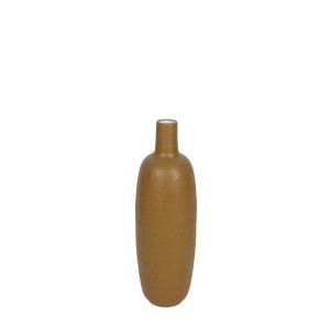 AERIS ΒΑΖΟ 20x60.5cm ΜΕΤΑΛΛΟ ΚΑΦΕ