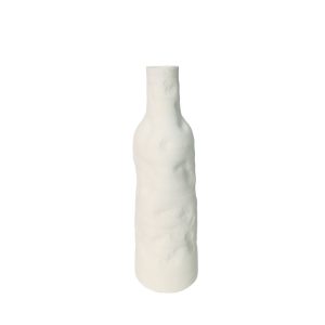ORENDA ΒΑΖΟ 14.3x14.3x43.7cm ΚΕΡΑΜΙΚΟ ΛΕΥΚΟ