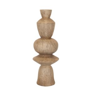 AEON ΔΙΑΚΟΣΜΗΤΙΚΟ 25.5x25.5x71cm MgO ΓΚΡΙ ΑΝΤΙΚΕ ΑΝΟΙΧΤΟ