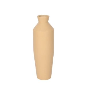 ELVO ΒΑΖΟ 18x18x56.5cm ΜΕΤΑΛΛΟ ΜΠΕΖ