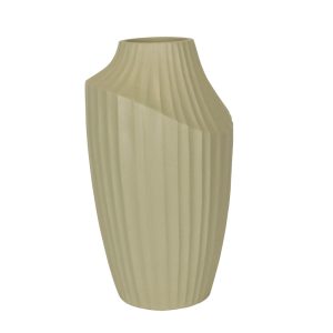 ELIX ΒΑΖΟ 28.5x28.5x50.5cm MgO ΜΠΕΖ ΣΚΟΥΡΟ