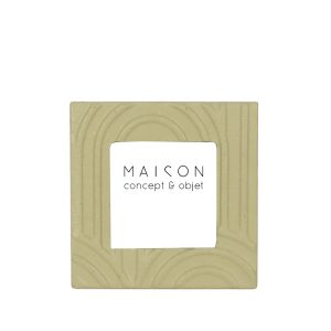 RAW ΚΟΡΝΙΖΑ 15.5x1.5x15.5cm MDF ΠΡΑΣΙΝΟ ΑΝΟΙΧΤΟ ΓΥΑΛΙ