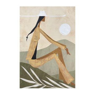 ELYSIA ΠΙΝΑΚΑΣ ΔΙΑΚΟΣΜΗΣΗΣ 80x120x4cm ΚΑΜΒΑΣ ΠΟΛΥΧΡΩΜΟ ΞΥΛΟ