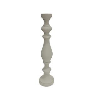 BLANCA ΚΗΡΟΠΗΓΙΟ 10x10x43cm ΑΛΟΥΜΙΝΙΟ ΛΕΥΚΟ TEXTURED