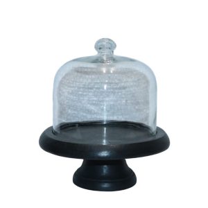 BELLORA ΚΟΥΠ 20x20x27.5cm ΓΥΑΛΙ ΚΑΦΕ ΞΥΛΟ