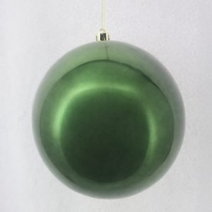 FROST ΧΡΙΣΤΟΥΓΕΝΝΙΑΤΙΚΗ ΜΠΑΛΑ 15x15x16cm ΠΛΑΣΤΙΚΟ ΠΡΑΣΙΝΟ ΣΚΟΥΡΟ GLOSSY