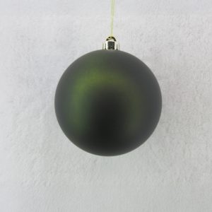 EVERGREEN ΧΡΙΣΤΟΥΓΕΝΝΙΑΤΙΚΗ ΜΠΑΛΑ 25x25x26cm ΠΛΑΣΤΙΚΟ ΠΡΑΣΙΝΟ ΣΚΟΥΡΟ ΜΑΤ