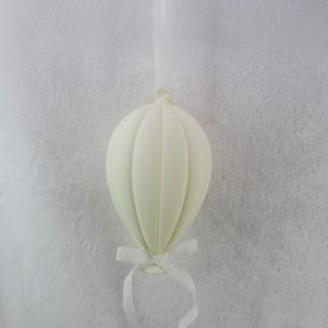 GLOW DREAM ΧΡΙΣΤΟΥΓΕΝΝΙΑΤΙΚΗ ΜΠΑΛΑ 15.5x15.5x26.5cm ΤΣΟΧΑ OFF WHITE