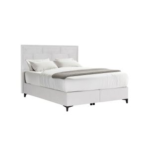 BRICK ΚΡΕΒΑΤΙ ΜΕ ΑΠΟΘΗΚ. ΧΩΡΟ (ΓΙΑ ΣΤΡΩΜΑ 160x200cm) OFF WHITE 16-450 215x165x121cm