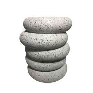 BALANCE SIDE TABLE TERRAZZO 41x42.5x50cm
