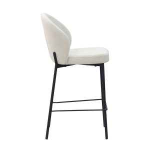 LUNE ΣΚΑΜΠΟ BAR ΛΕΥΚΟ 48x53.5x95.5cm