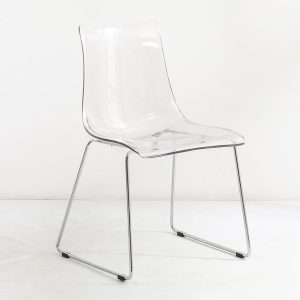 ELUCIA ΚΑΡΕΚΛΑ ΔΙΑΦΑΝΟ 53x52.2x80.5cm