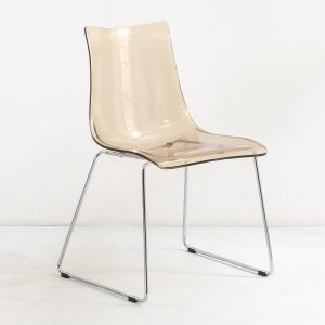 ELUCIA ΚΑΡΕΚΛΑ ΔΙΑΦΑΝΟ ΚΑΦΕ 53x52.2x80.5cm