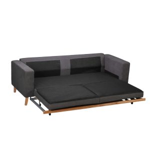 LUSSO ΚΑΝΑΠΕΣ ΚΡΕΒΑΤΙ 3ΘΕΣΙΟΣ ΓΚΡΙ LINO 17 218x85x87cm