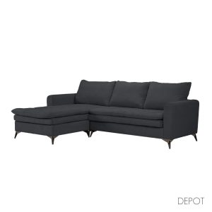 SCANDALO ΚΑΝΑΠΕΣ ΓΩΝΙΑ ΑΝΑΣΤΡΕΨΙΜΗ ΑΝΘΡΑΚΙ ASTI 15 265x188x99cm